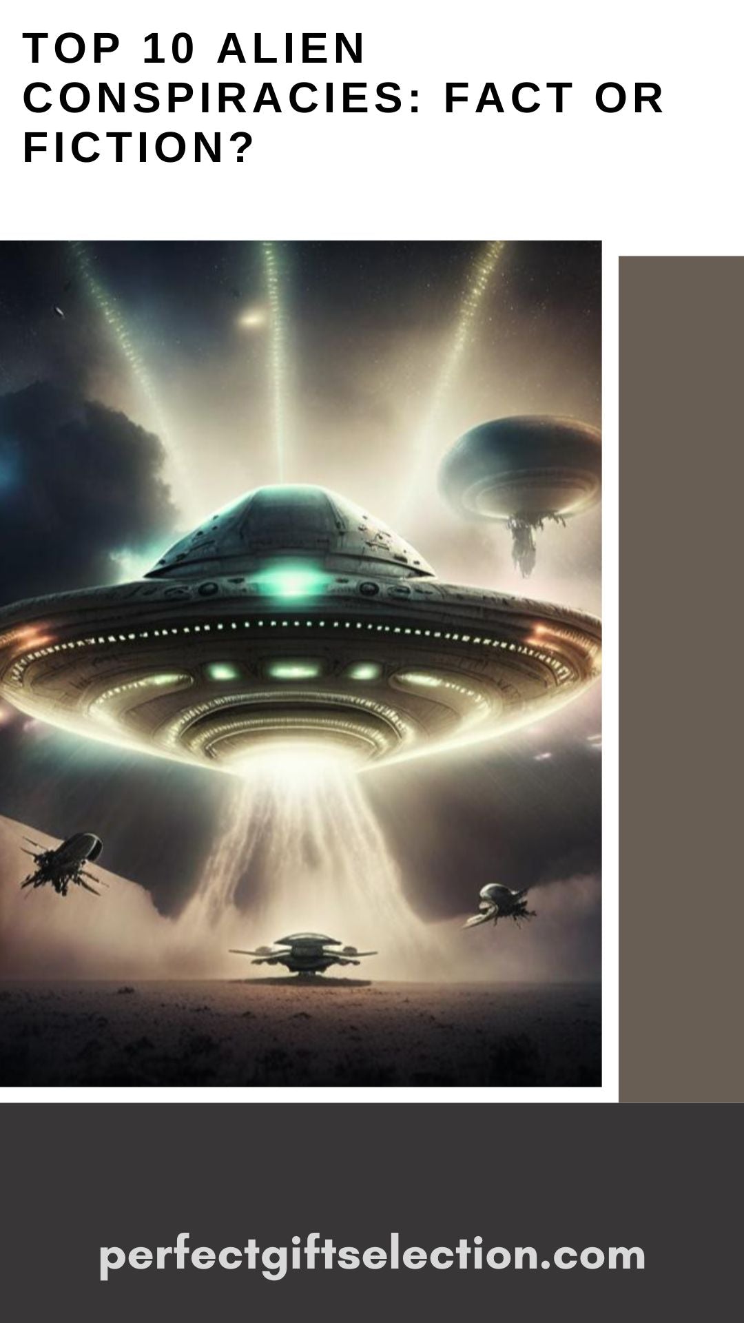 Top 10 Alien Conspiracies: Fact or Fiction? Ichaku [Perfect Gifts Selection]
