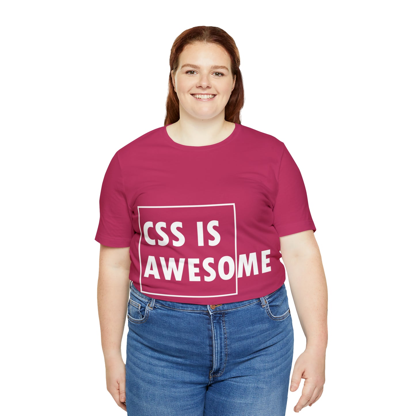 CSS is Awesome Unisex Jersey Short Sleeve T-Shirt