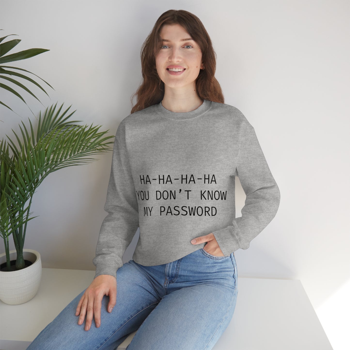 Password Programming IT for Computer Security Hackers Unisex Heavy Blend™ Crewneck Sweatshirt