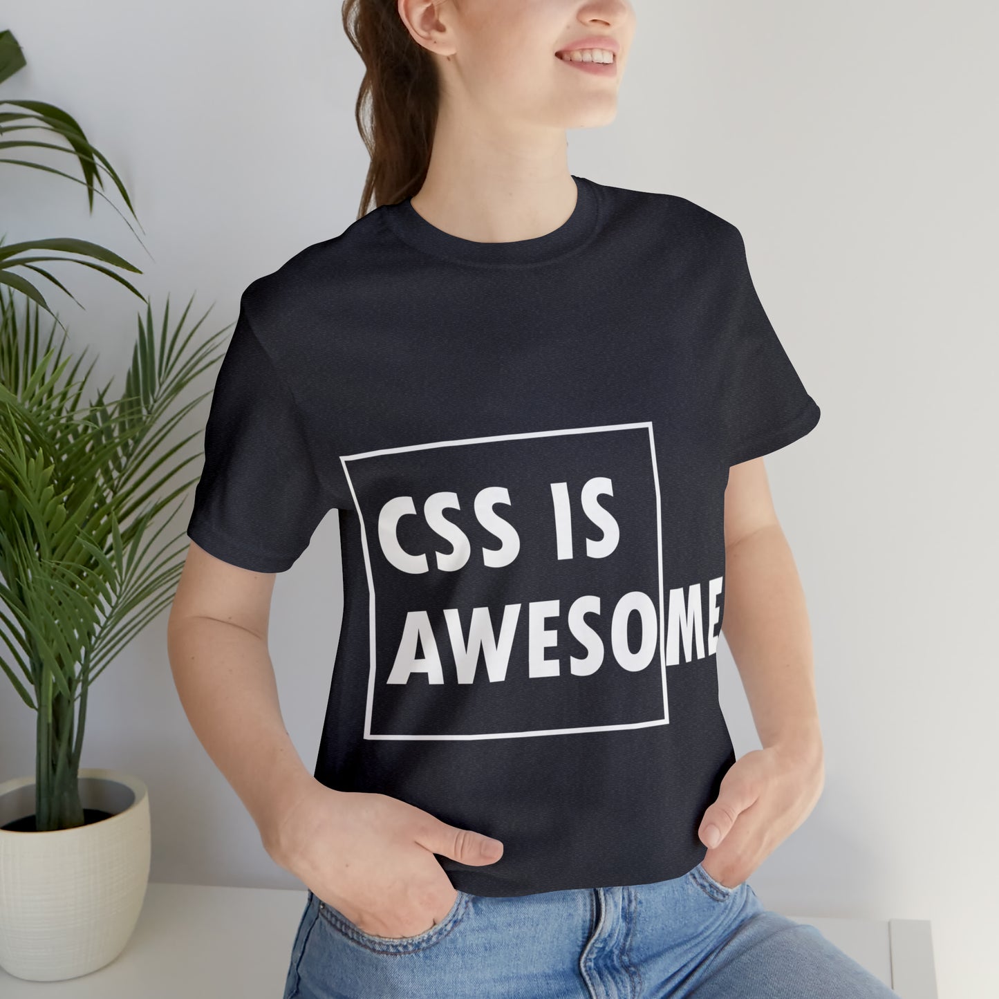 CSS is Awesome Unisex Jersey Short Sleeve T-Shirt