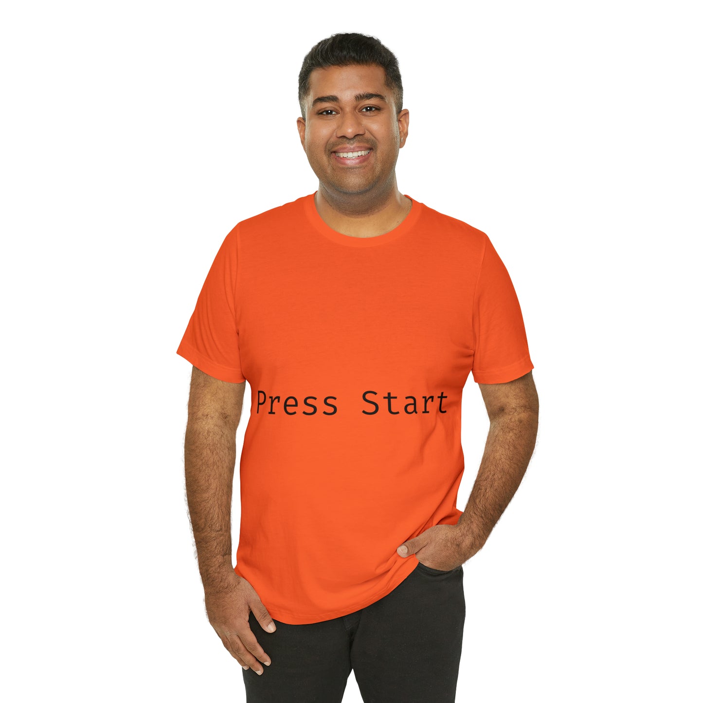 Press Start Programming IT for Computer Security Hackers Unisex Jersey Short Sleeve T-Shirt