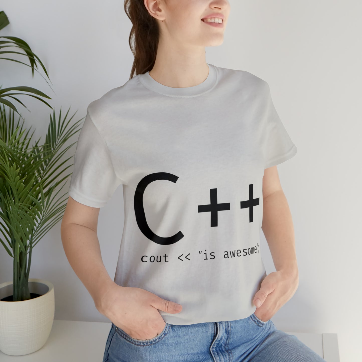 C Developer Humor Quotes Unisex Jersey Short Sleeve T-Shirt