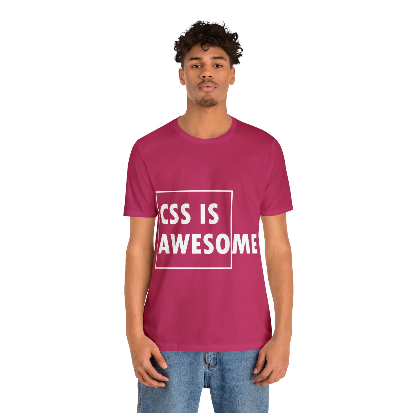 CSS is Awesome Unisex Jersey Short Sleeve T-Shirt