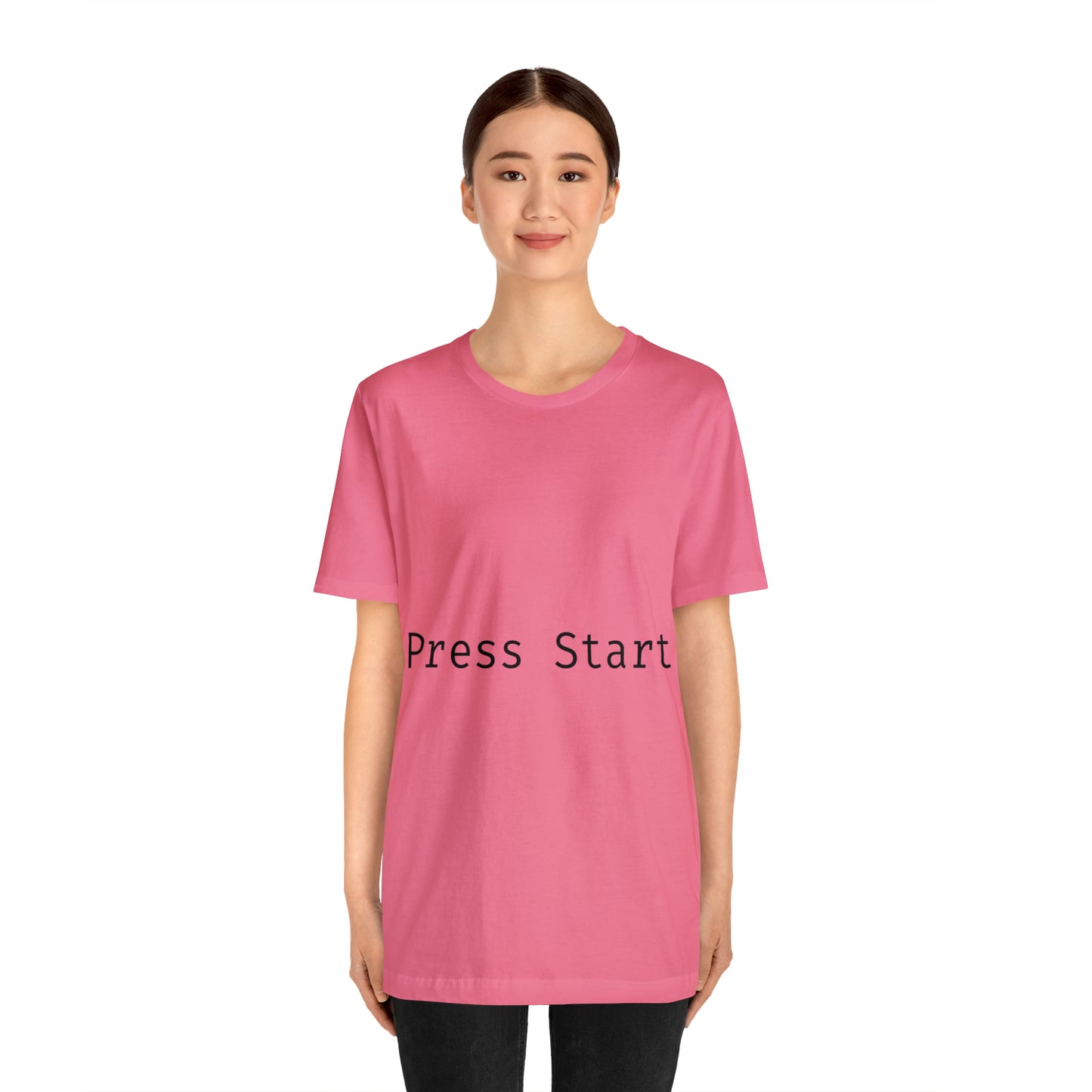 Press Start Programming IT for Computer Security Hackers Unisex Jersey Short Sleeve T-Shirt