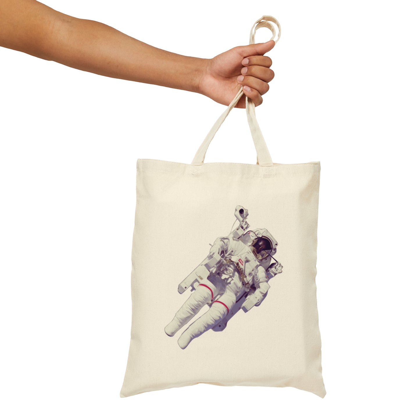 Astronaut In The Space Travel Canvas Shopping Cotton Tote Bag