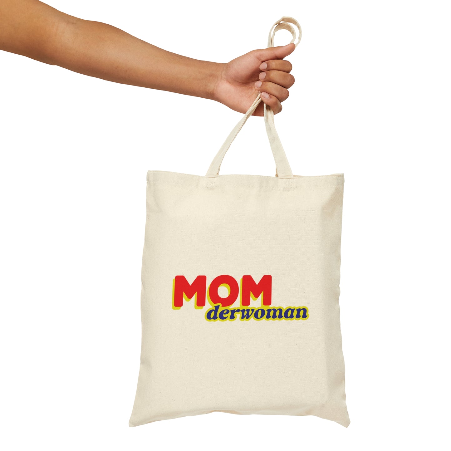 Super Mom MomderWoman Family Canvas Shopping Cotton Tote Bag