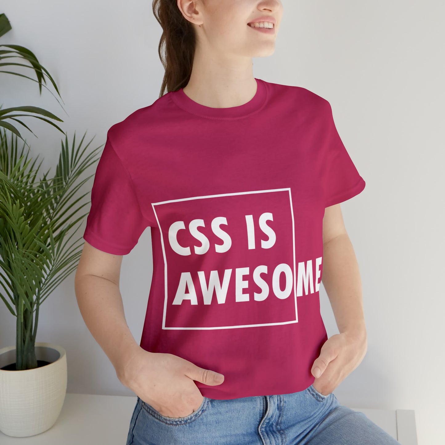 CSS is Awesome Unisex Jersey Short Sleeve T-Shirt