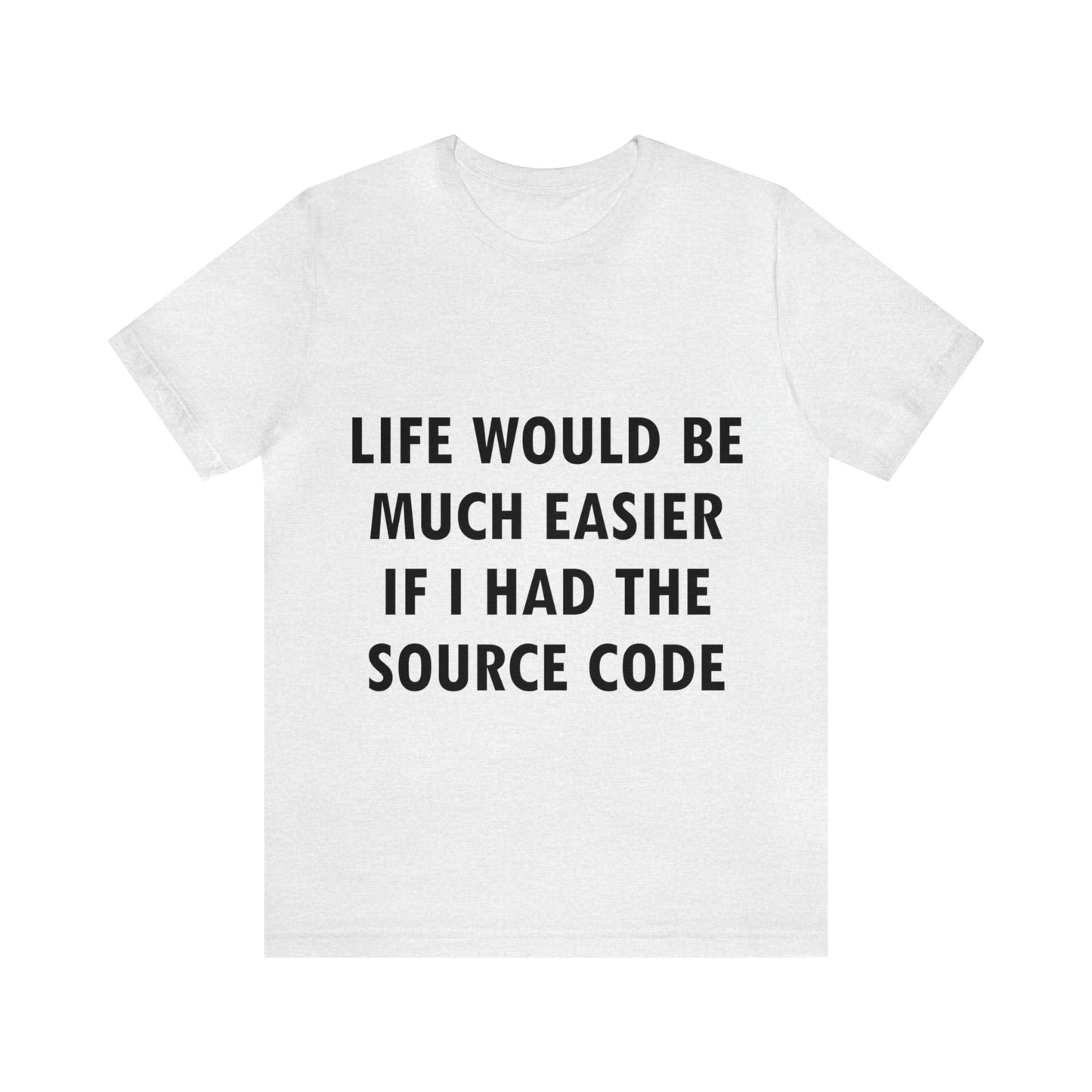 Source code Programming IT for Computer Security Hackers Unisex Jersey Short Sleeve T-Shirt