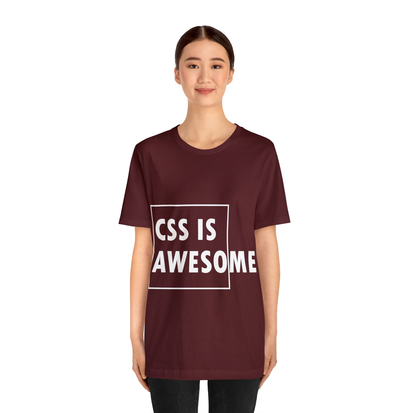 CSS is Awesome Unisex Jersey Short Sleeve T-Shirt