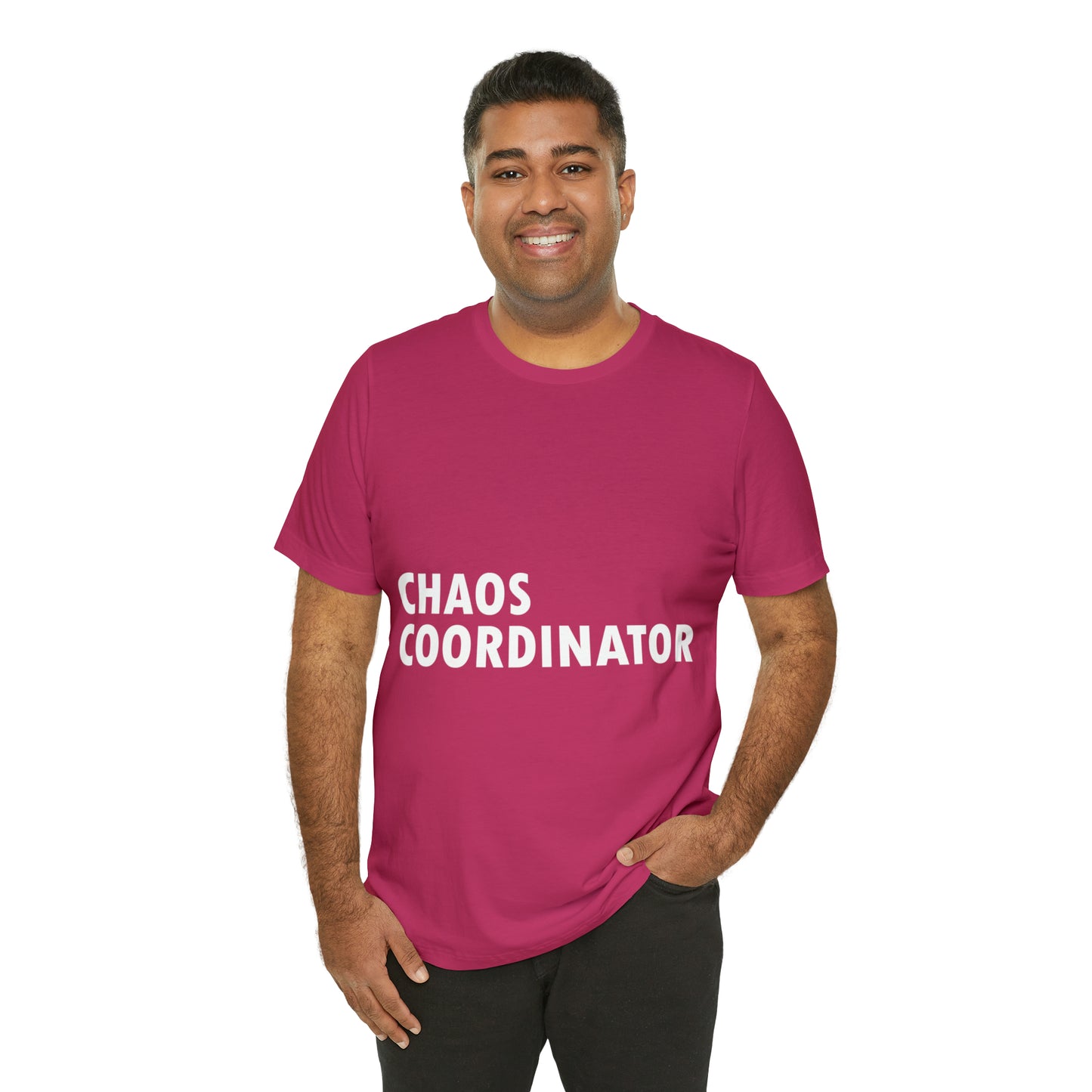 Chaos Coordinator Funny Humor Slogans Unisex Jersey Short Sleeve T-Shirt