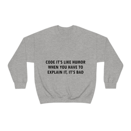 Humor Programming IT for Computer Security Hackers Unisex Heavy Blend™ Crewneck Sweatshirt