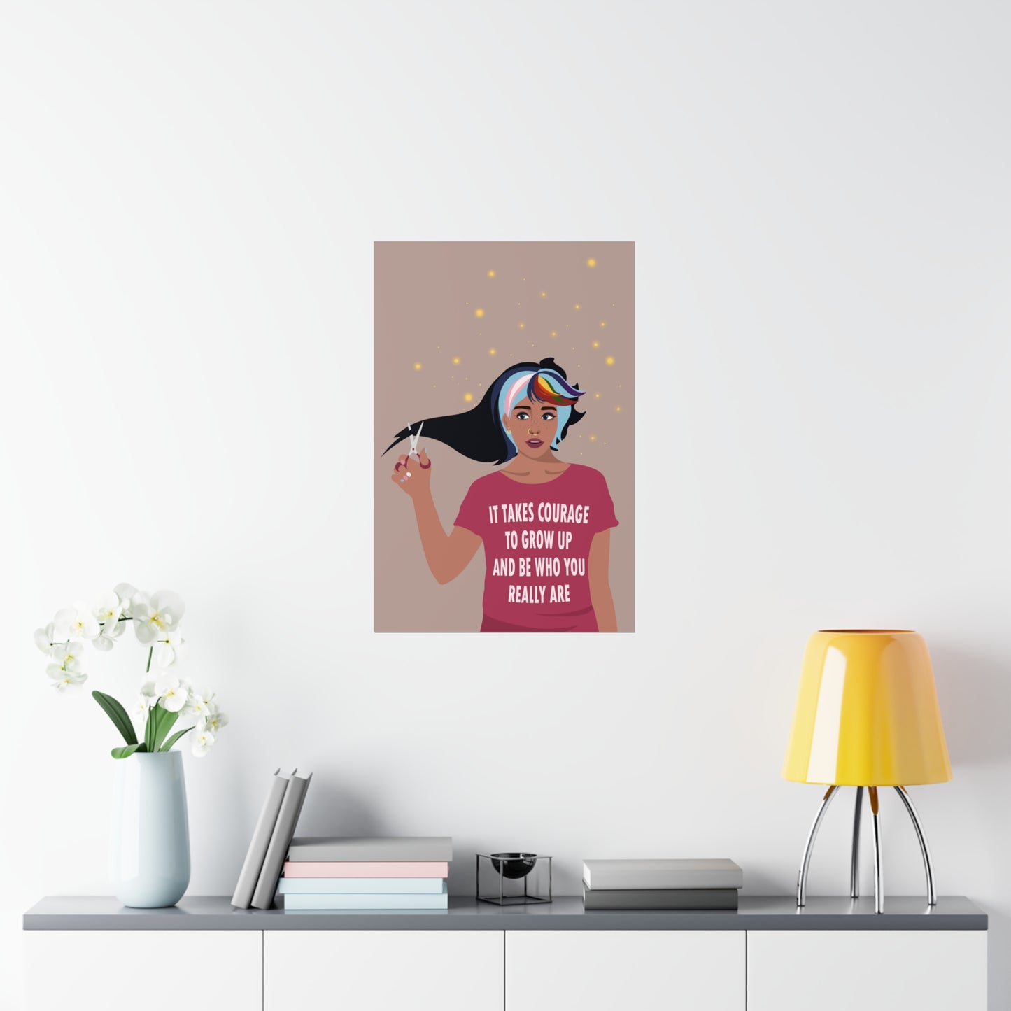 Be Who You Are LGBT Motivational Quotes Classic Premium Matte Vertical Posters