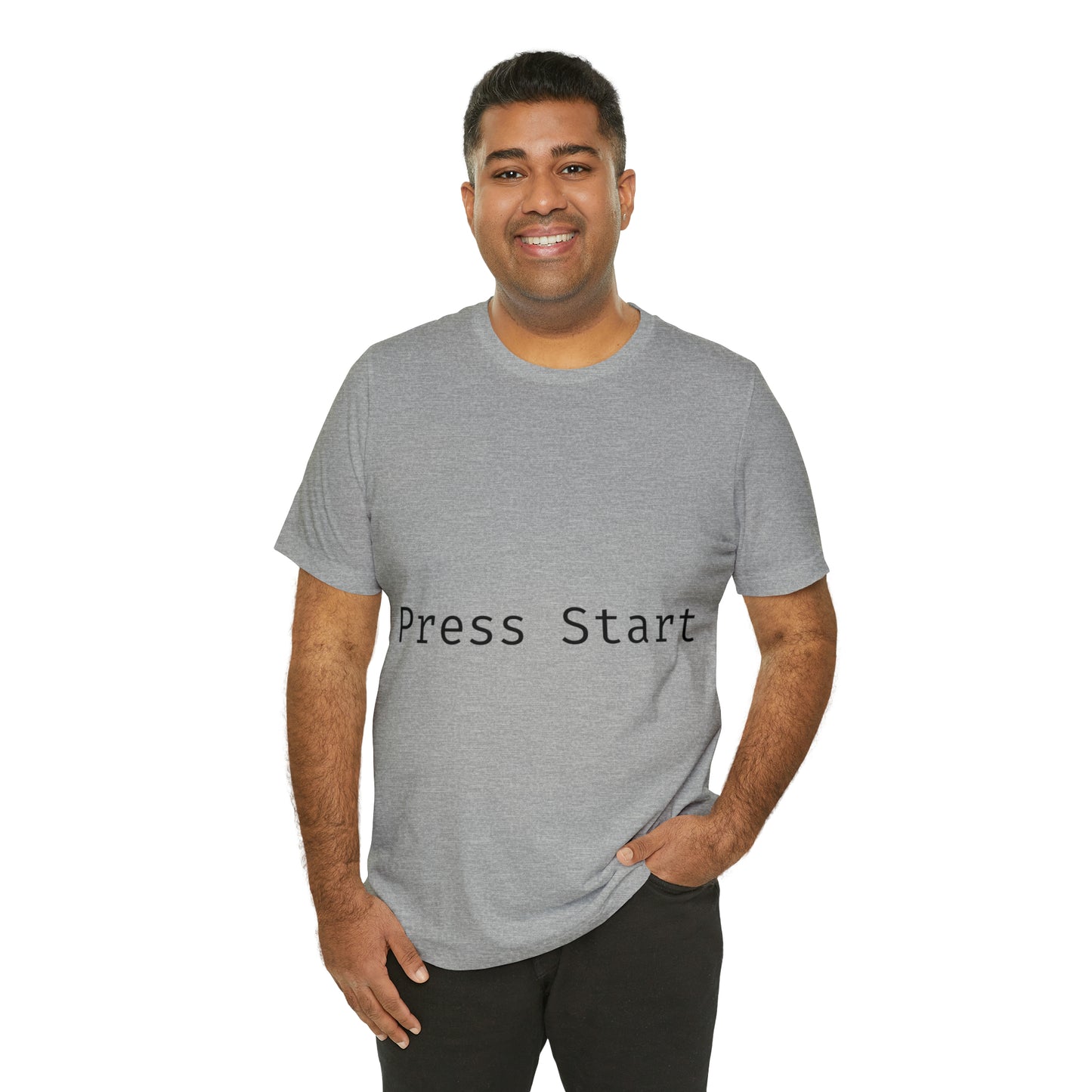 Press Start Programming IT for Computer Security Hackers Unisex Jersey Short Sleeve T-Shirt