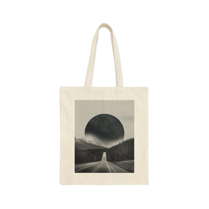 Alternate Universe Multidimensional Reality Planet Black Aesthetic Art Canvas Shopping Cotton Tote Bag