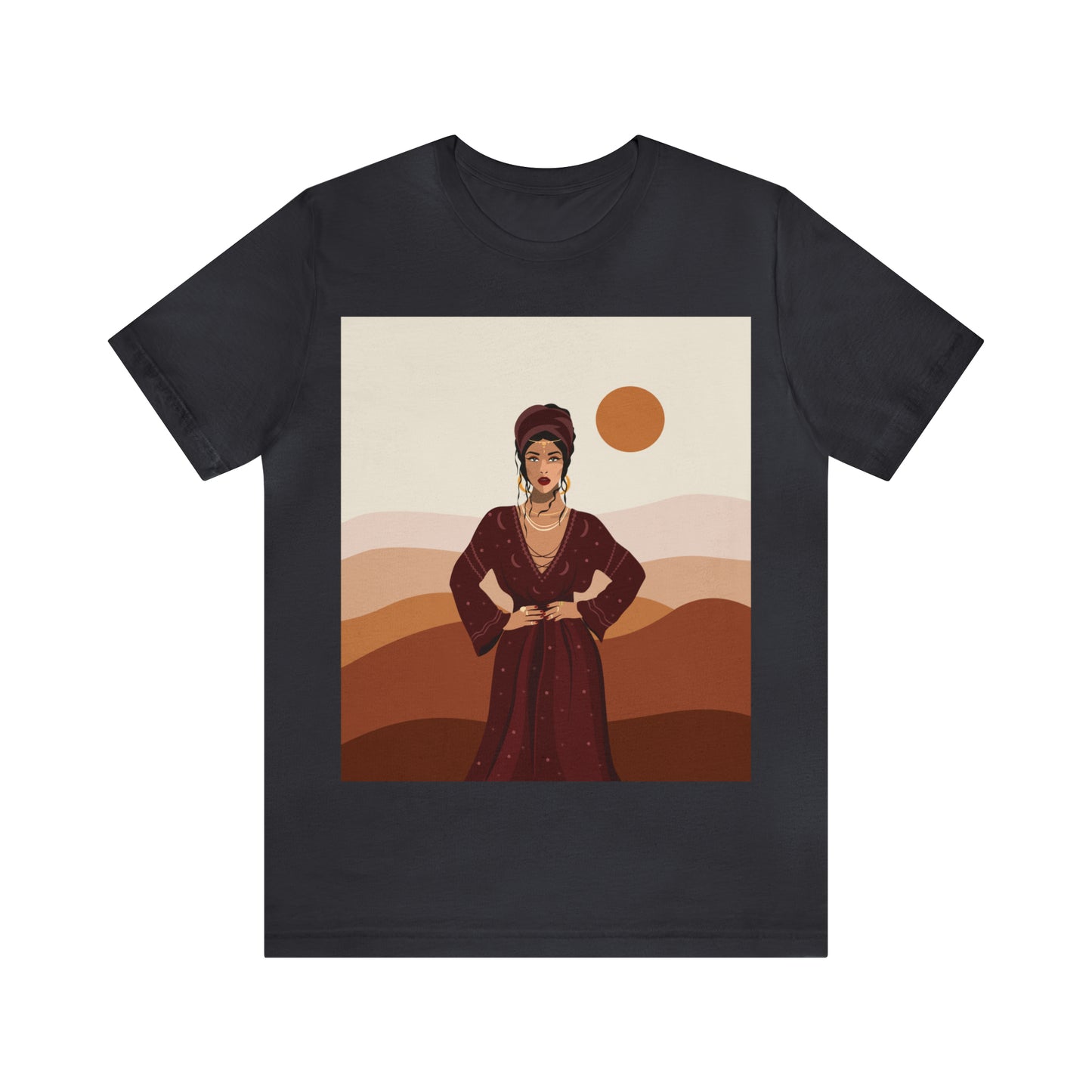 Sand Woman Desert Boho Style Art Unisex Jersey Short Sleeve T-Shirt