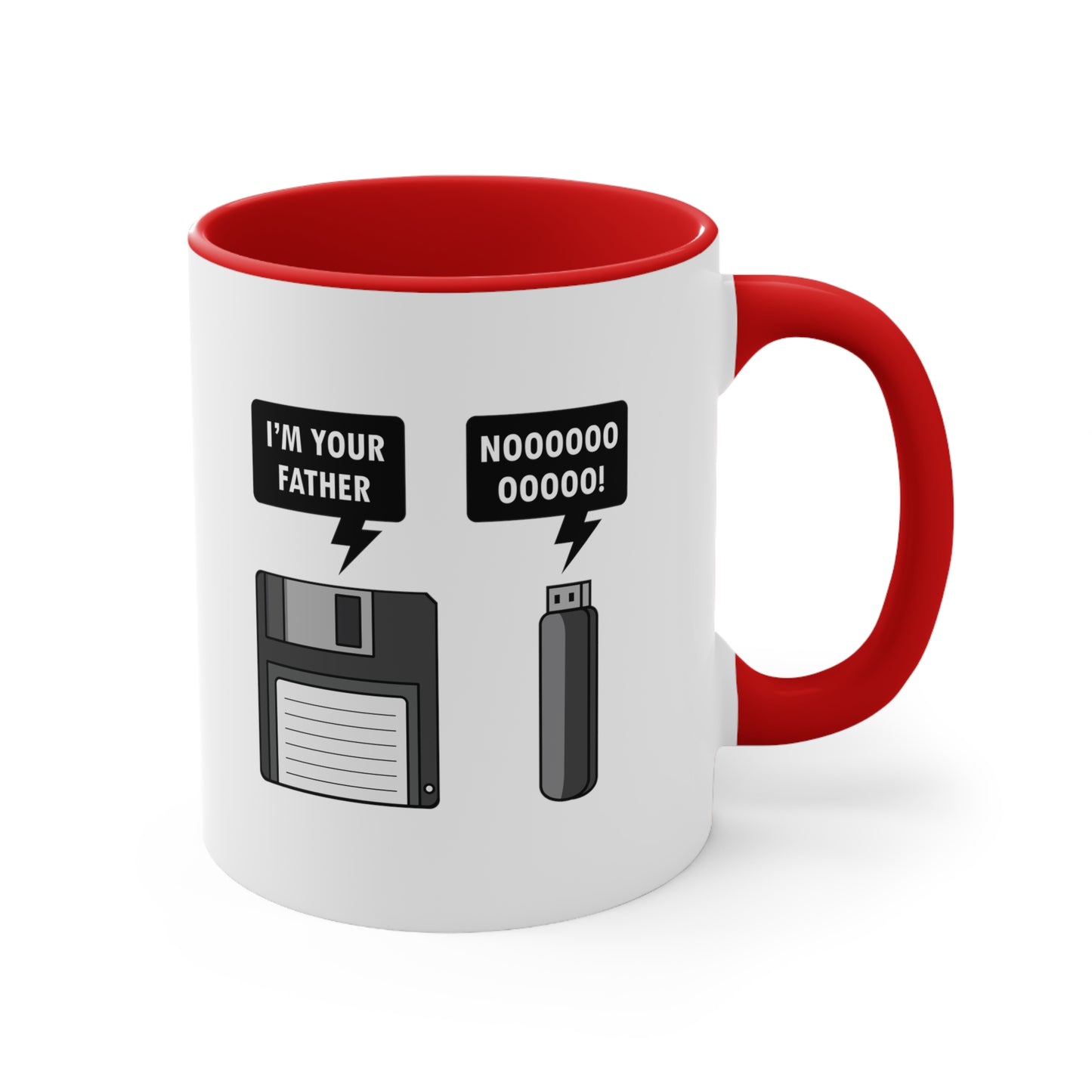 Flash Drive Programming IT for Computer Security Hackers Accent Coffee Mug 11oz