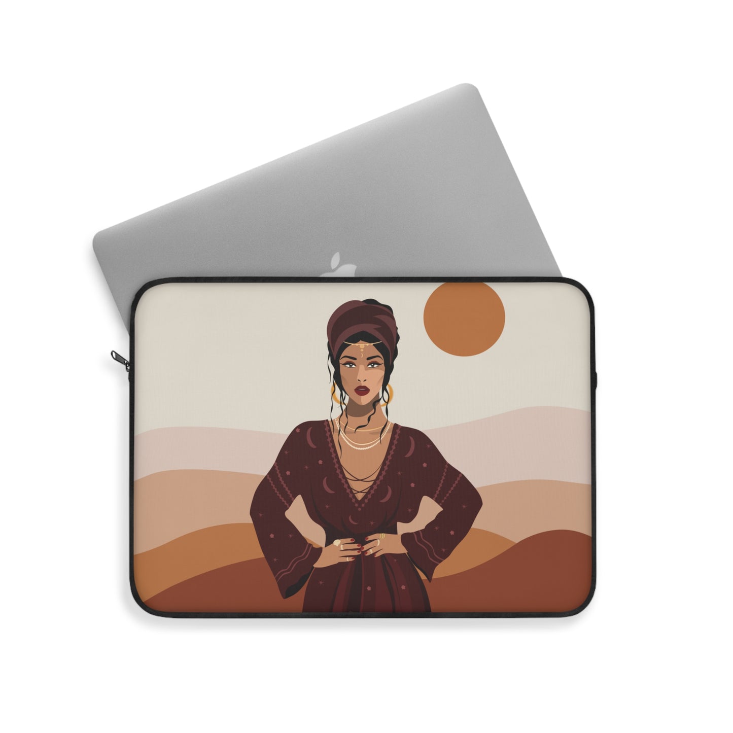 Sand Woman Desert Boho Style Art Laptop Sleeve