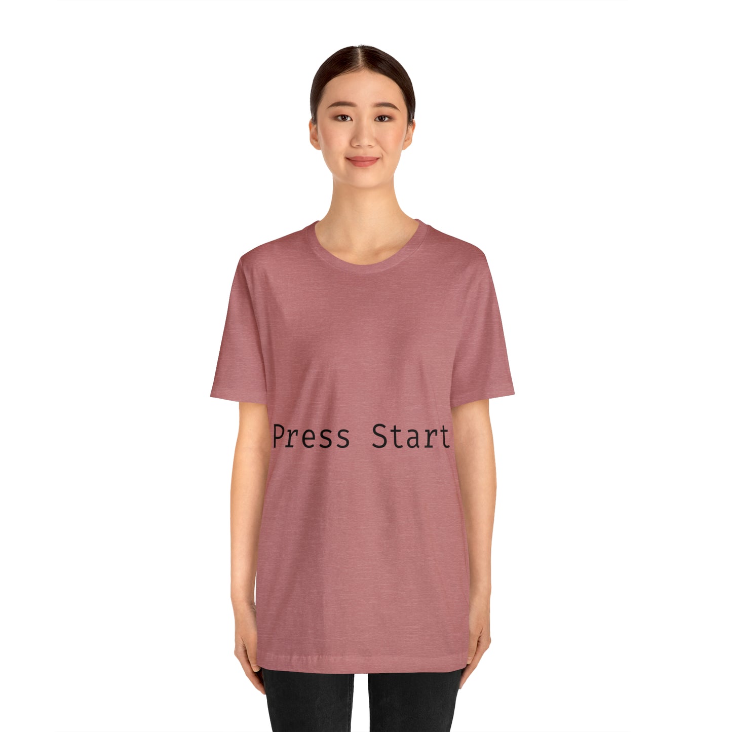 Press Start Programming IT for Computer Security Hackers Unisex Jersey Short Sleeve T-Shirt