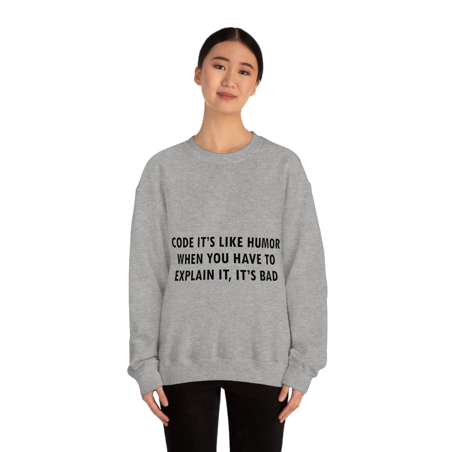 Humor Programming IT for Computer Security Hackers Unisex Heavy Blend™ Crewneck Sweatshirt