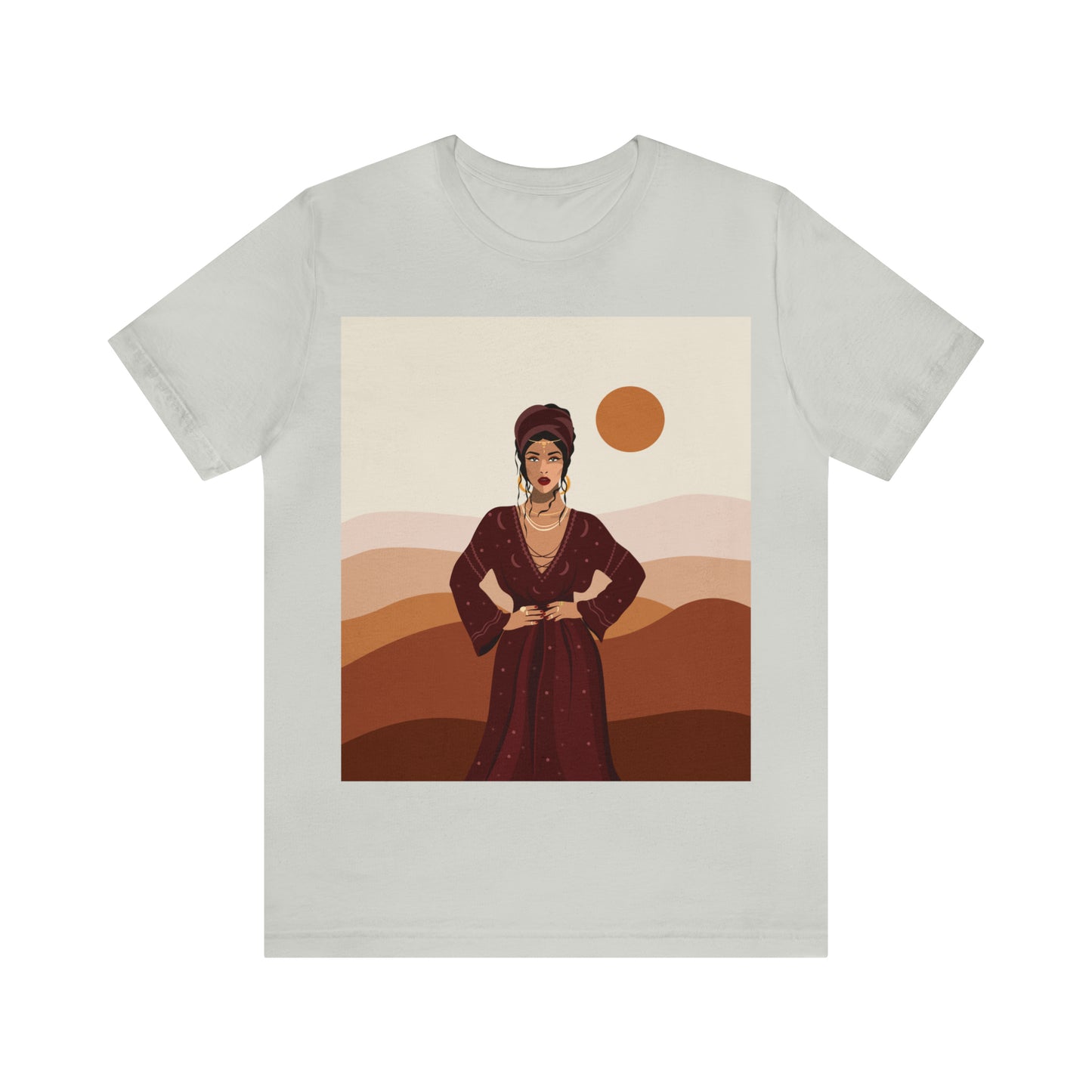 Sand Woman Desert Boho Style Art Unisex Jersey Short Sleeve T-Shirt