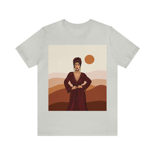 Sand Woman Desert Boho Style Art Unisex Jersey Short Sleeve T-Shirt