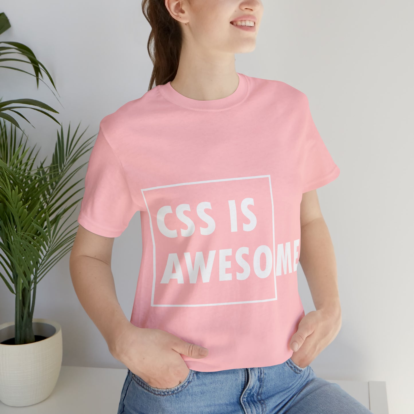 CSS is Awesome Unisex Jersey Short Sleeve T-Shirt