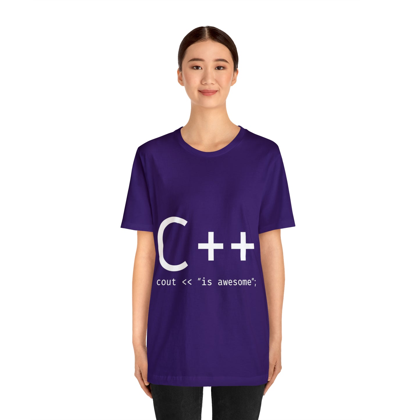 C Developer Humor Quotes Unisex Jersey Short Sleeve T-Shirt