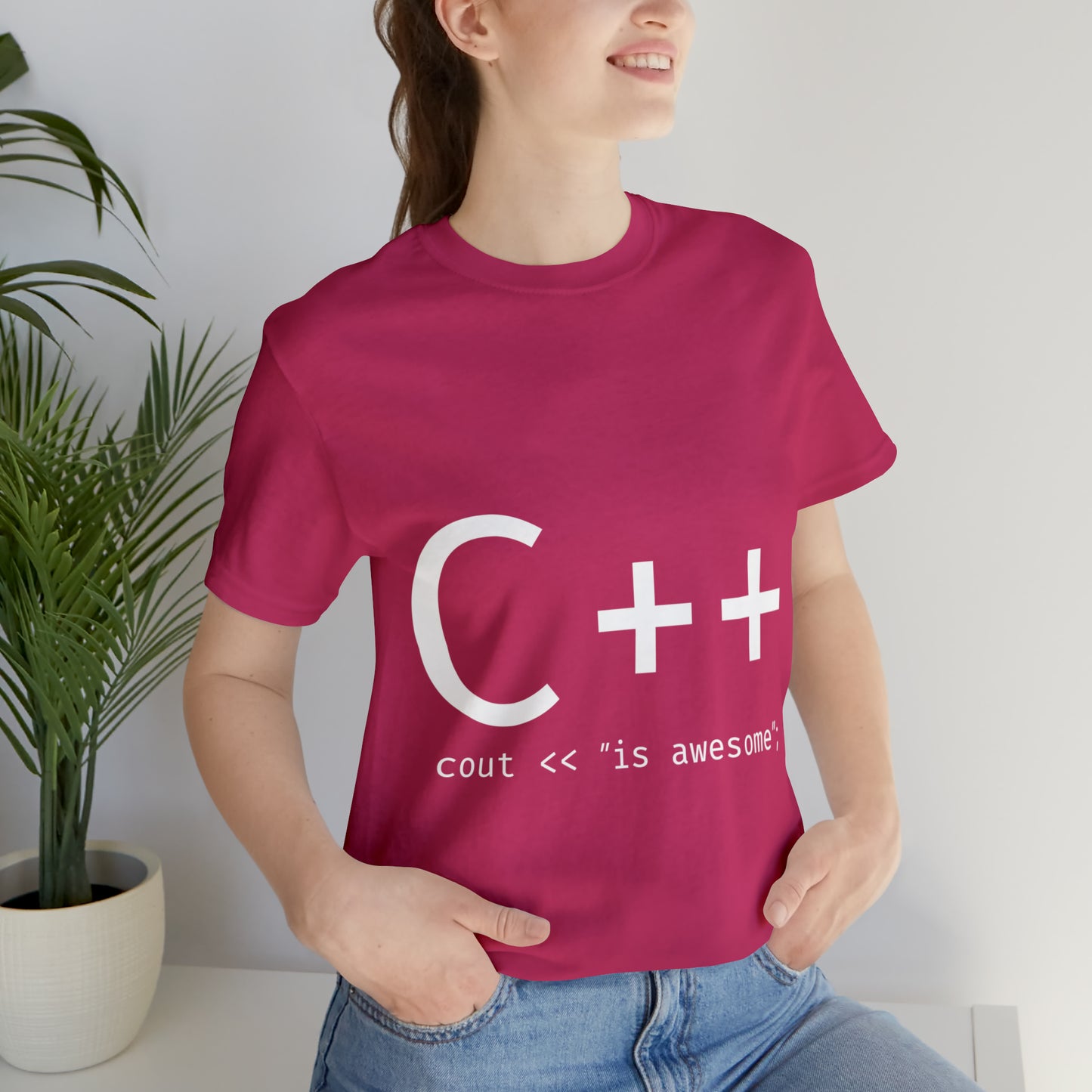 C Developer Humor Quotes Unisex Jersey Short Sleeve T-Shirt