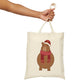 Happy Christmas Merry Xmas Capybara New Year Art Canvas Shopping Cotton Tote Bag
