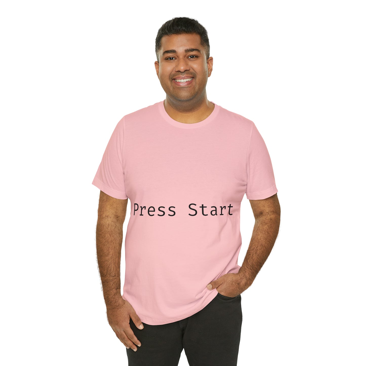 Press Start Programming IT for Computer Security Hackers Unisex Jersey Short Sleeve T-Shirt