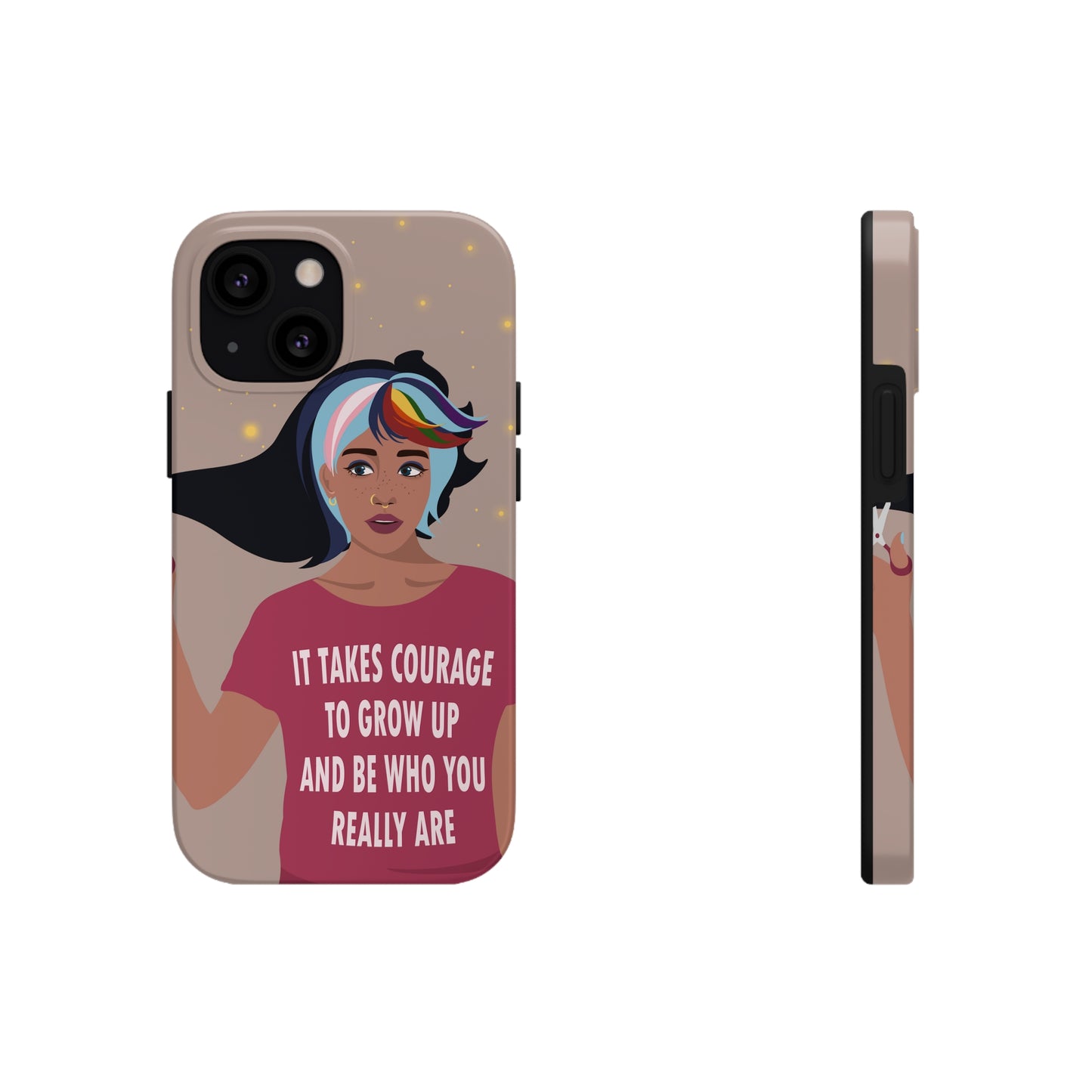 Be Who You Are LGBT Motivational Quotes Tough Phone Cases Case-Mate