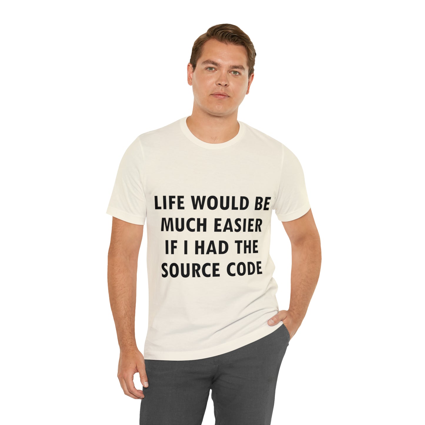 Source code Programming IT for Computer Security Hackers Unisex Jersey Short Sleeve T-Shirt