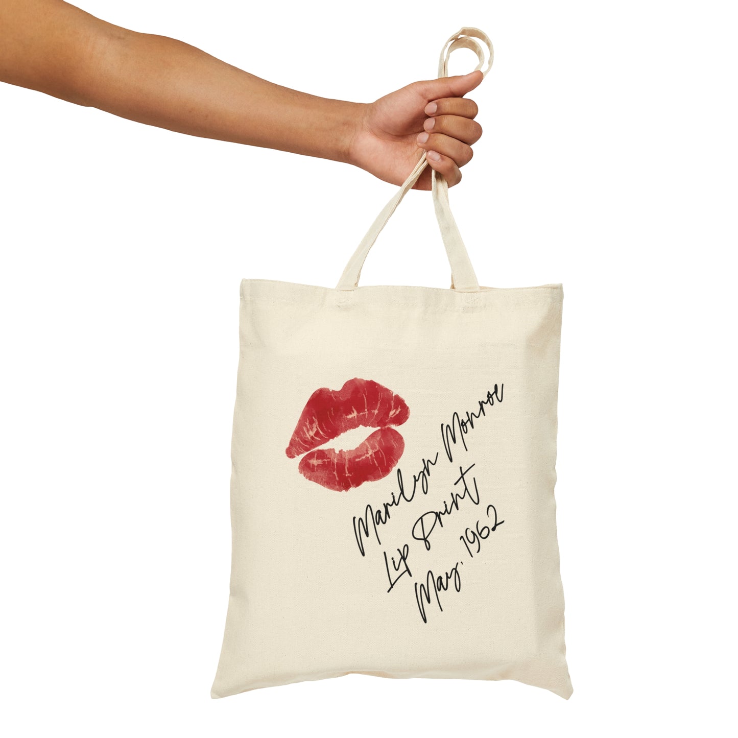 Lip Retro Print Hollywood Classic Canvas Shopping Cotton Tote Bag