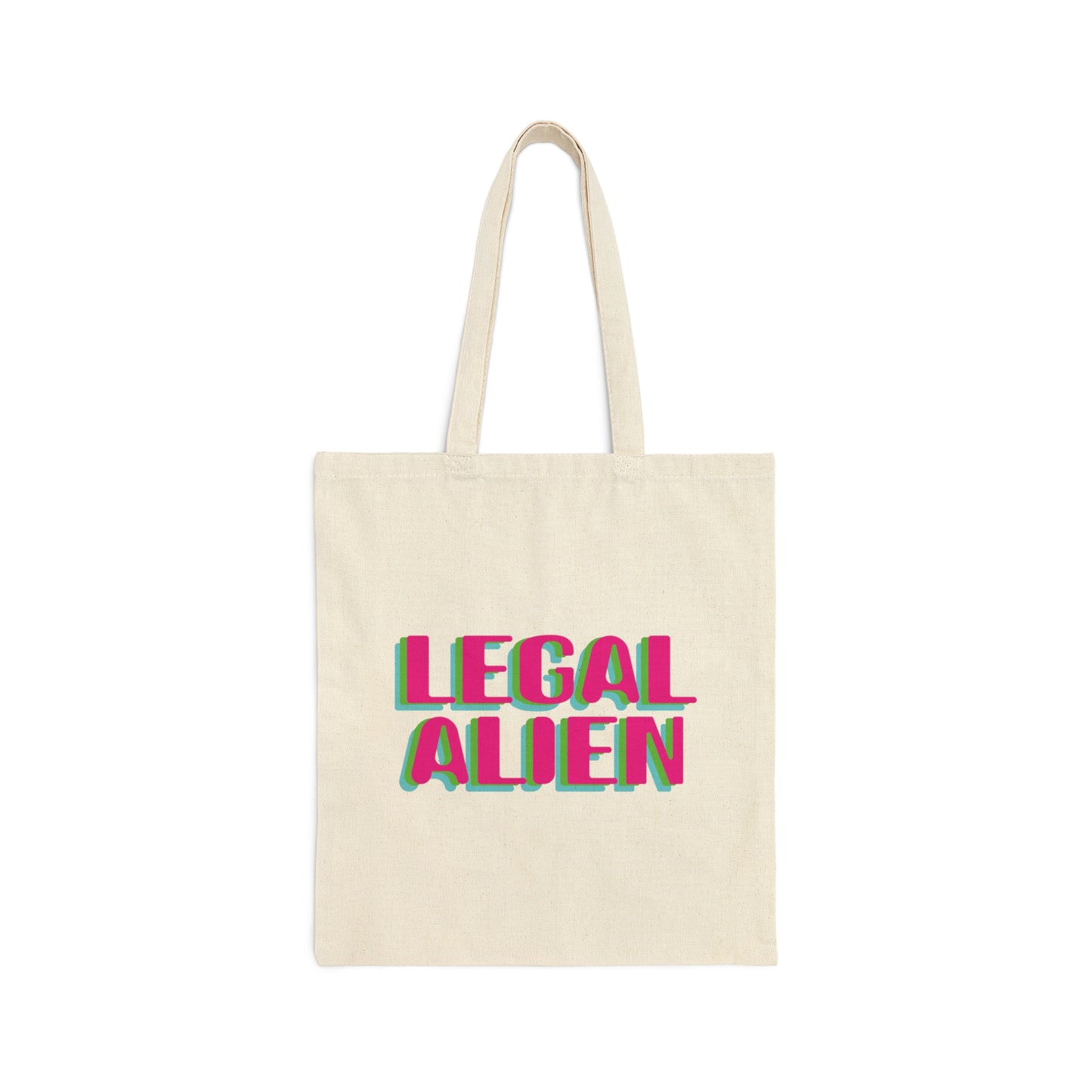 Aliens UFO Funny Retro Quotes Canvas Shopping Cotton Tote Bag