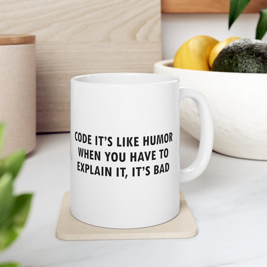 Humor Programming IT for Computer Security Hackers Ceramic Mug 11oz