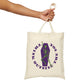 Think Outside the Box Spooky Skeleton Halloween Canvas Shopping Cotton Tote Bag