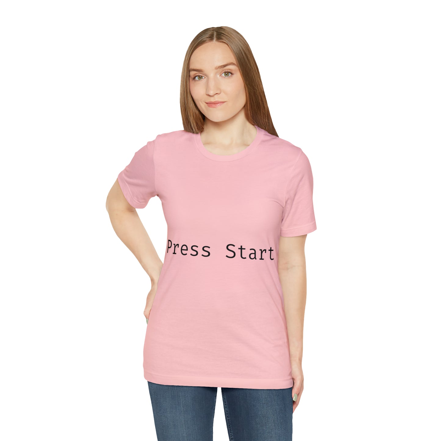 Press Start Programming IT for Computer Security Hackers Unisex Jersey Short Sleeve T-Shirt