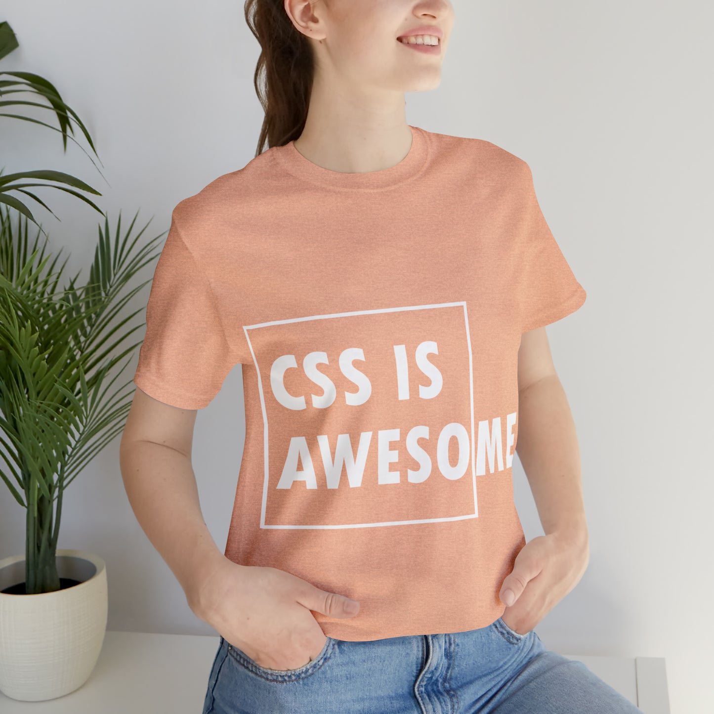 CSS is Awesome Unisex Jersey Short Sleeve T-Shirt