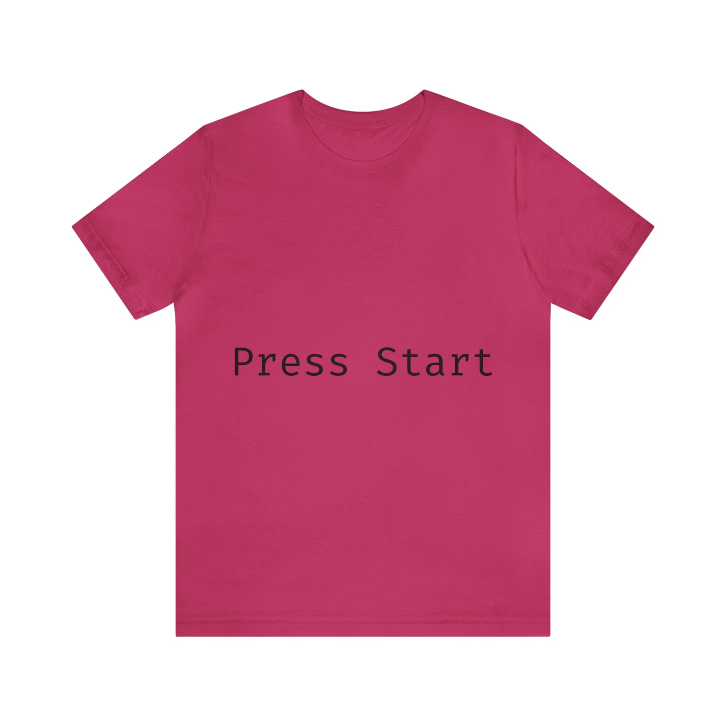 Press Start Programming IT for Computer Security Hackers Unisex Jersey Short Sleeve T-Shirt