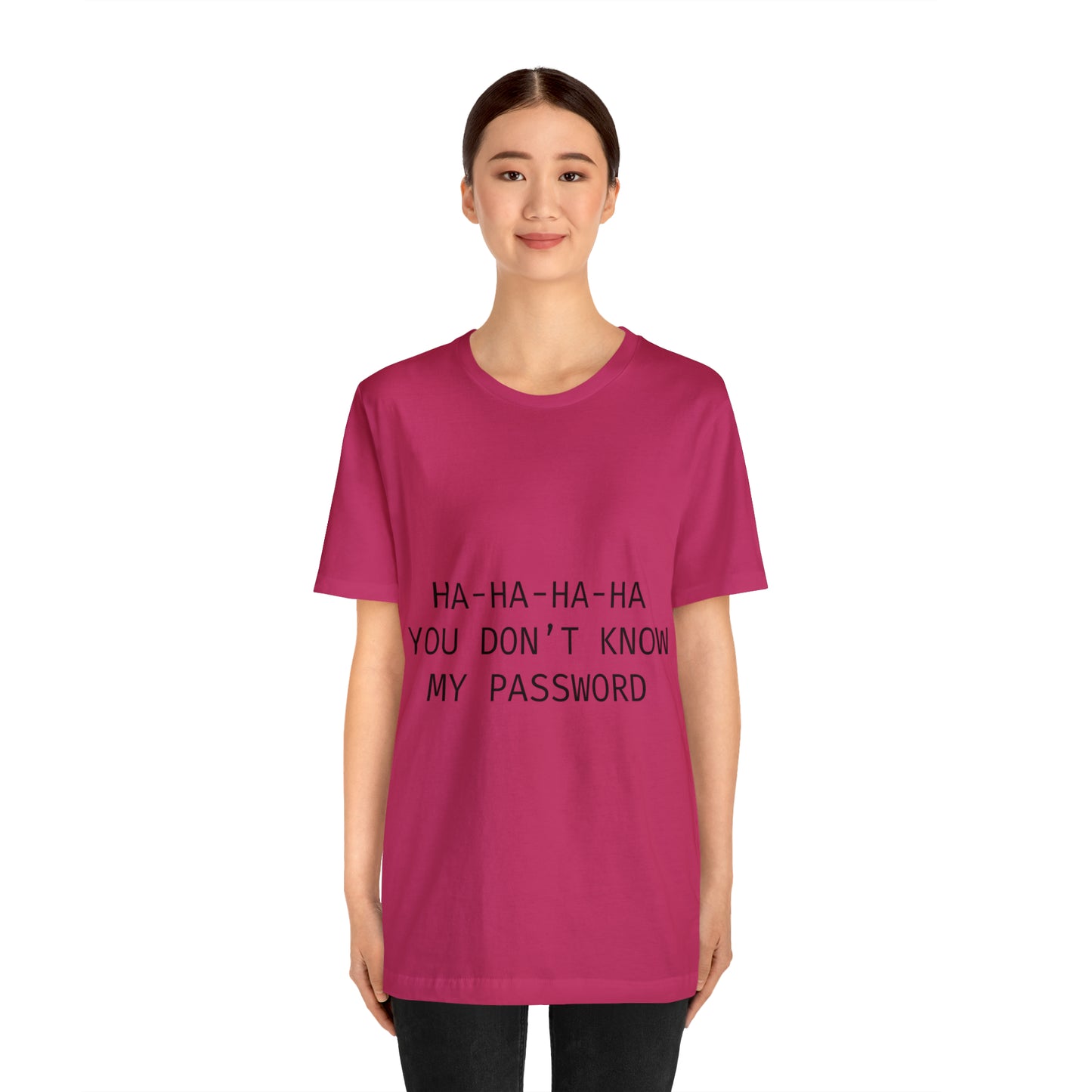 Password Programming IT for Computer Security Hackers Unisex Jersey Short Sleeve T-Shirt