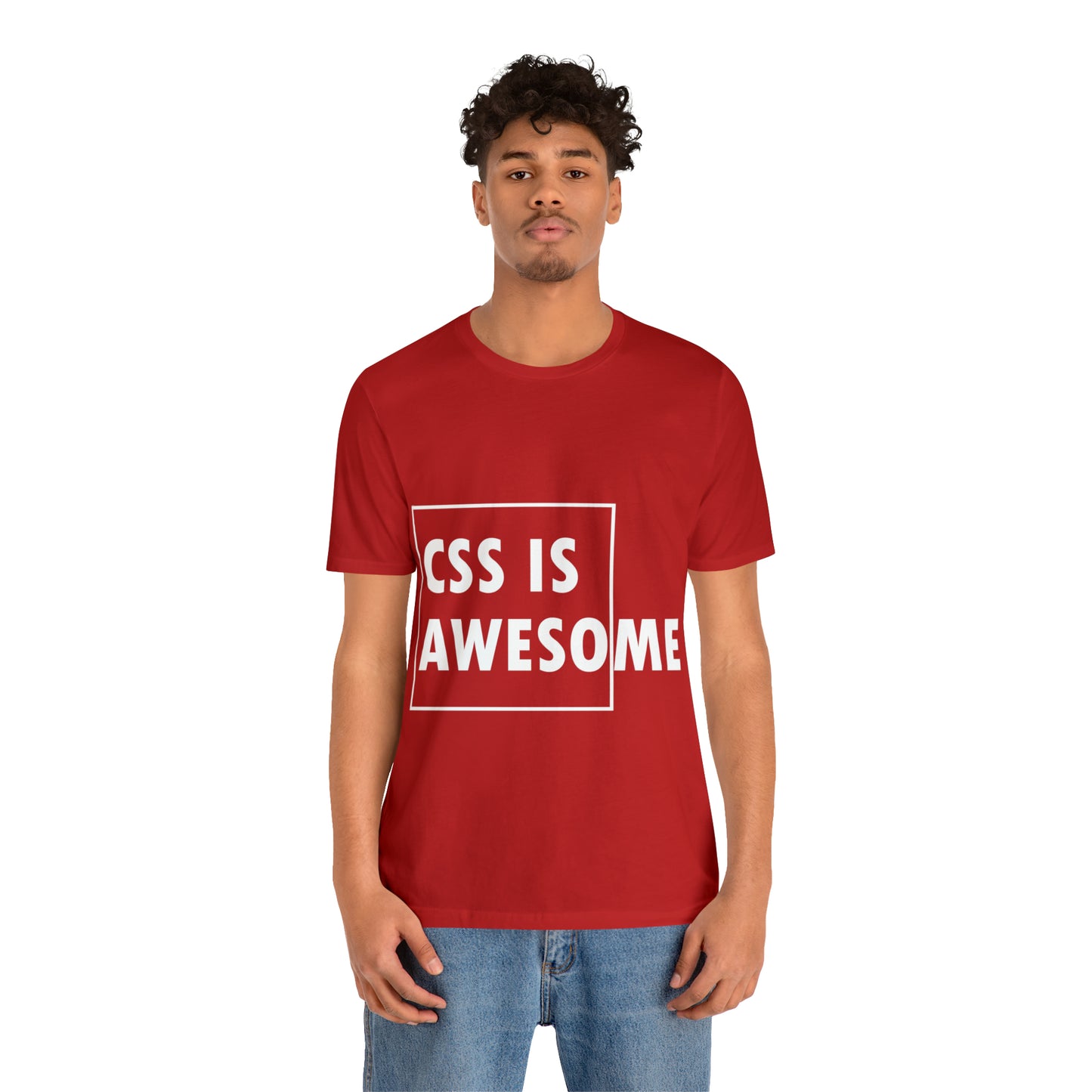 CSS is Awesome Unisex Jersey Short Sleeve T-Shirt