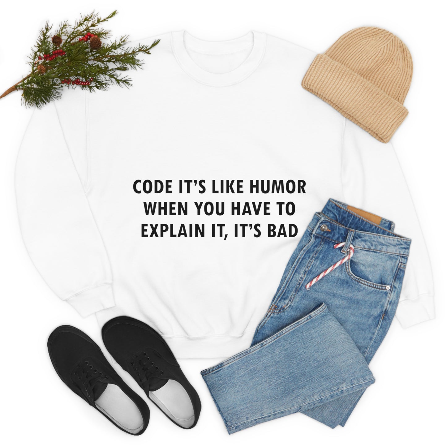 Humor Programming IT for Computer Security Hackers Unisex Heavy Blend™ Crewneck Sweatshirt