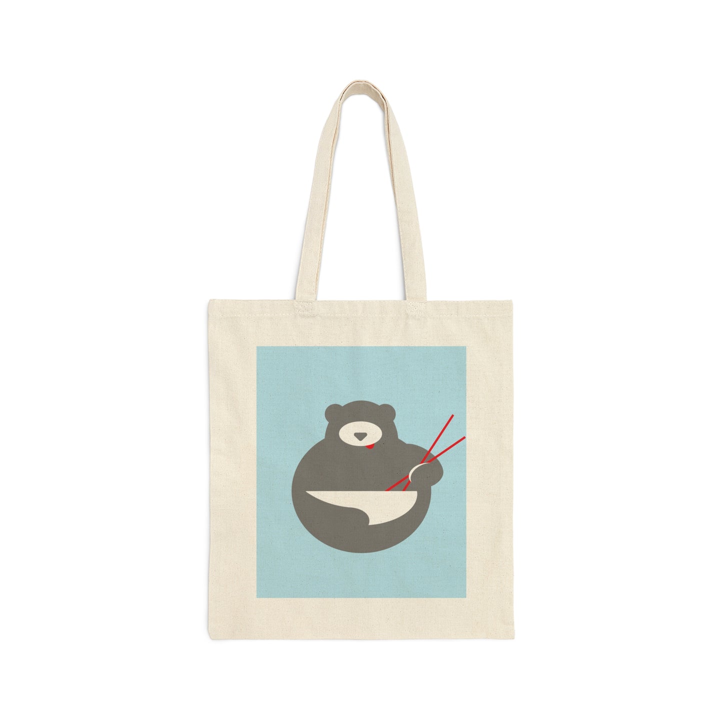 Think Noodles Think Ramen Anime Food Abstract Minimalist Art Canvas Shopping Cotton Tote Bag