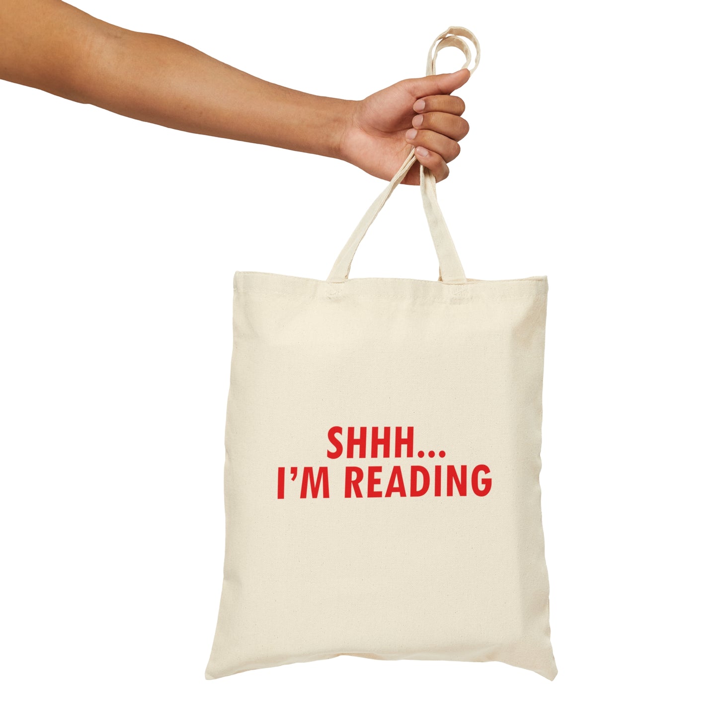 I'm reading Book Lovers Educational Quotes Canvas Shopping Cotton Tote Bag