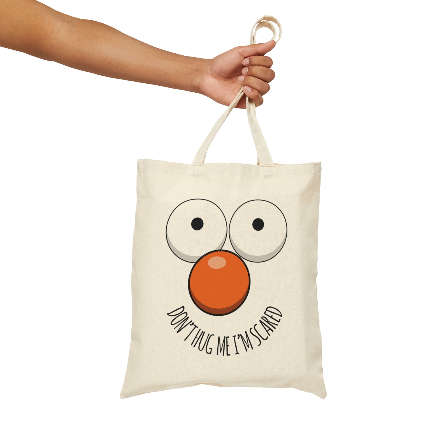 Don`t Hug Me I`M Scared Canvas Shopping Cotton Tote Bag