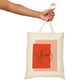 Booo! Halloween Cute Scary Pumpkin Jack O Lantern Canvas Shopping Cotton Tote Bag