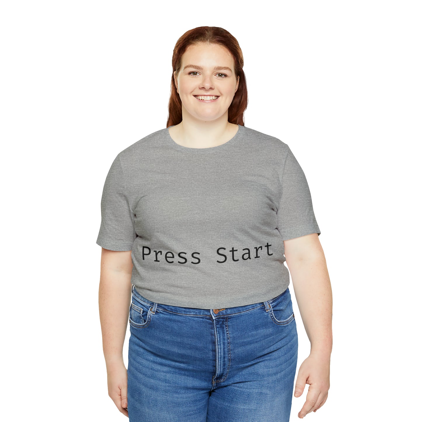 Press Start Programming IT for Computer Security Hackers Unisex Jersey Short Sleeve T-Shirt