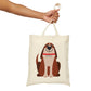 Dog Lovers Anime Cartoon Canvas Shopping Cotton Tote Bag