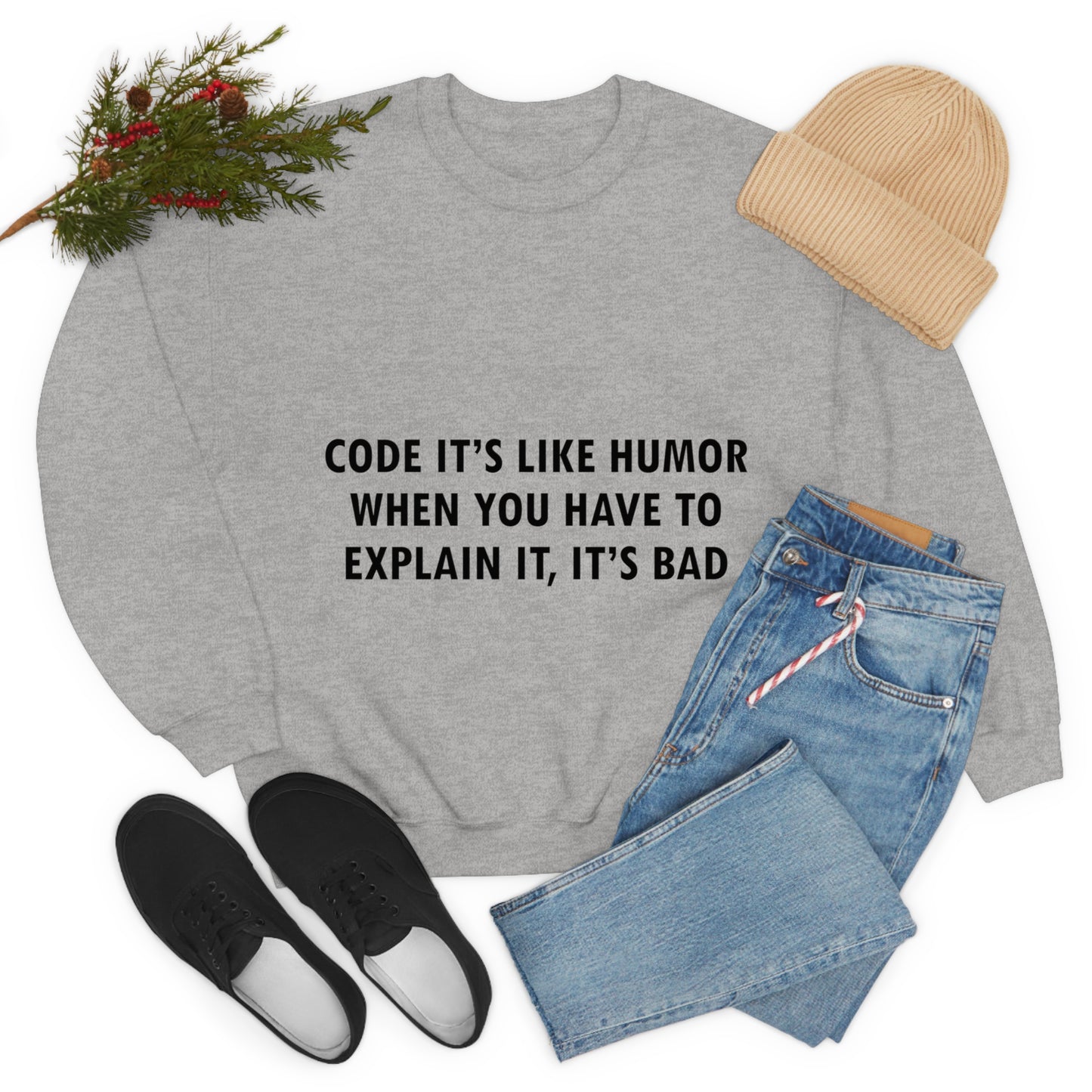 Humor Programming IT for Computer Security Hackers Unisex Heavy Blend™ Crewneck Sweatshirt