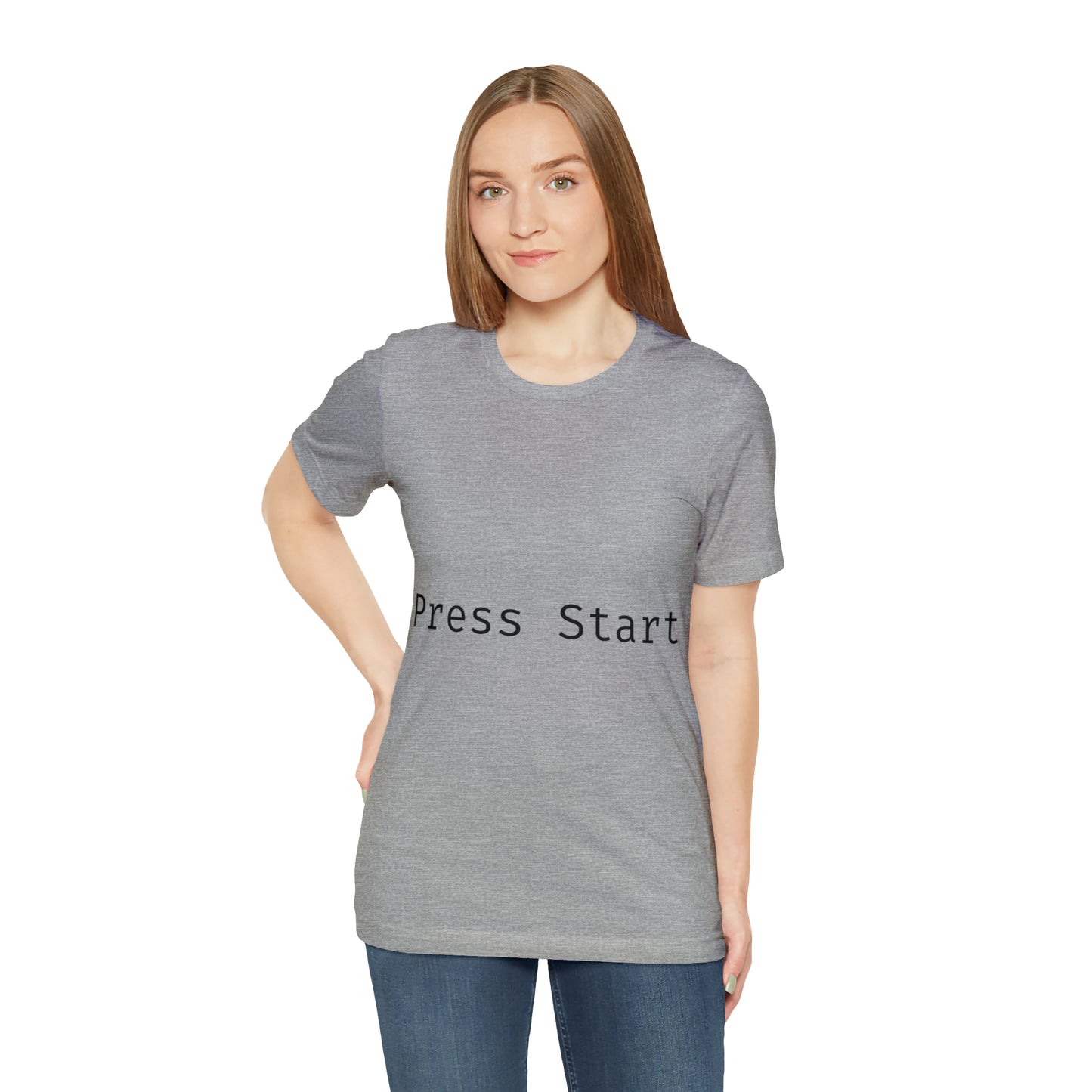 Press Start Programming IT for Computer Security Hackers Unisex Jersey Short Sleeve T-Shirt